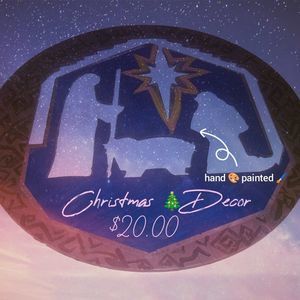 CNC Plasma Cut Sweet Baby Jesus Christmas Decor